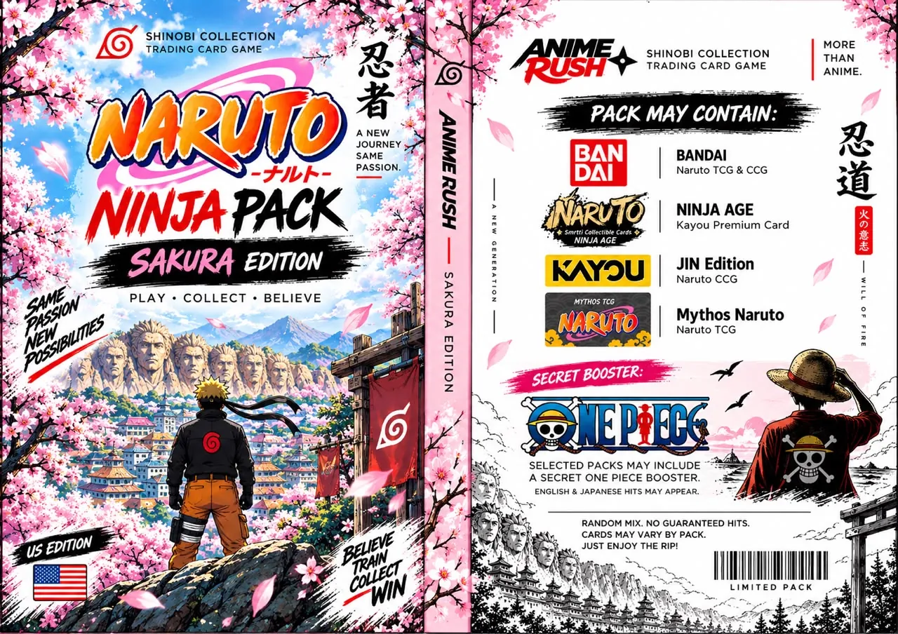 AnimeRush Rumble packaging